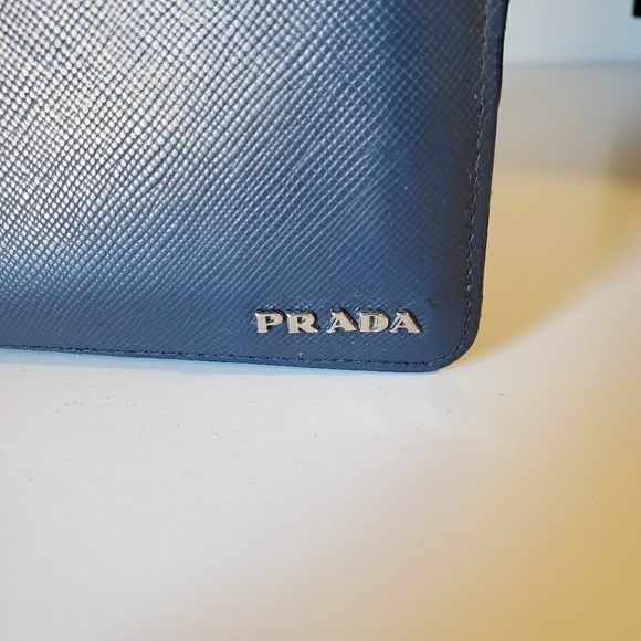 Authentic Prada Wallet - Navy - Picture 8 of 9